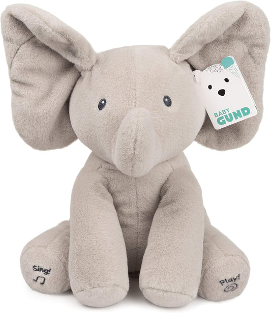 Interactive Singing Elephant Toy for Babies, Gray 12 Plush, Spin Master