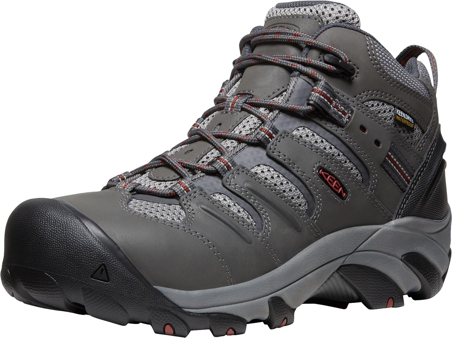KEEN Utility Men's Lansing Mid Height Steel Toe Waterproof Boots