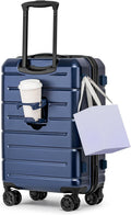Carry On Luggage 22x14x9 Airline Approved Hardside Spinner - Practical