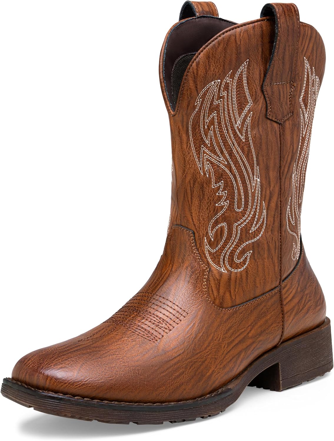Jousen Cowboy Boots for Men with Stylish Square Toe Design