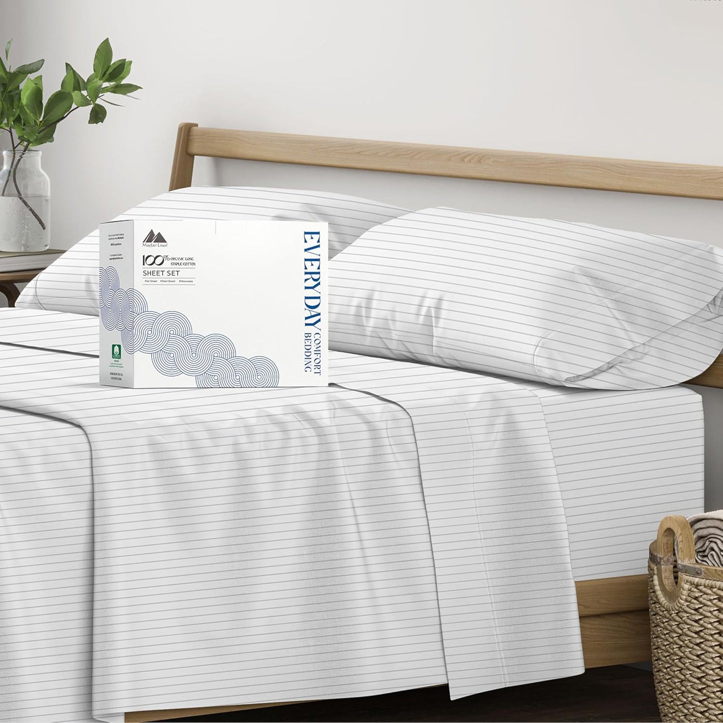 100% Organic Cotton California King Sheets for Ultimate Comfort