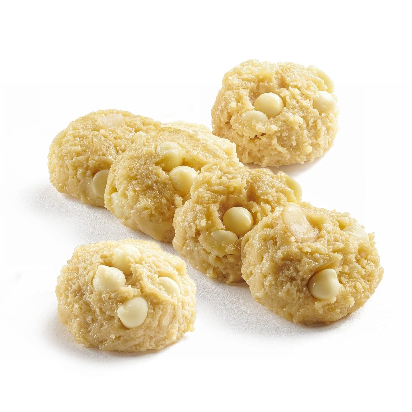 Delicious Preformed Frozen Cookie Dough Macadamia White 80 Count
