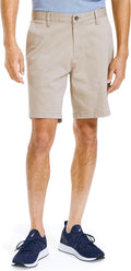 Men's Classic Fit Flat Front Stretch Chino 8.5in Deck Shorts