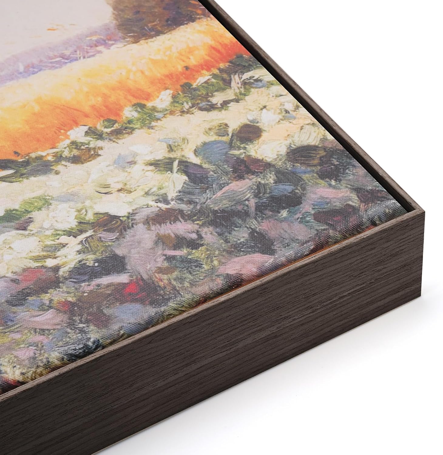 Akfado Floating Frame for 18x24 Canvas Paintings - Dark Brown