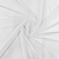 White 60in 4-Way Stretch Power Mesh Fabric by the Yard - Sheer Nylon