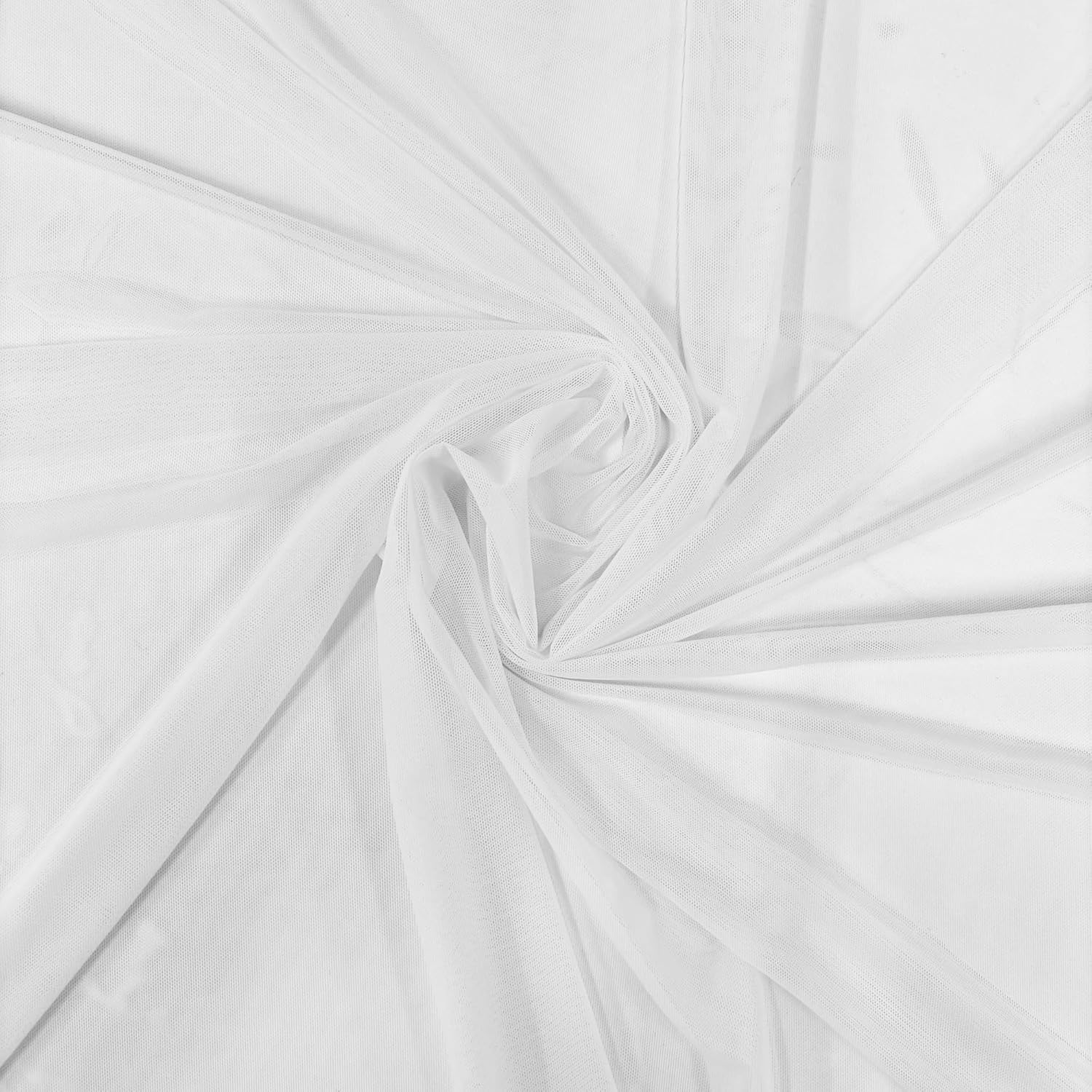 4-Way Stretch Power Mesh Fabric for Activewear and Crafts