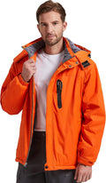 Men's Winter Skiing Jacket Waterproof Warm Snow Fleece Lining Coat