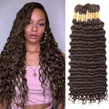 Chocolate Brown Human Braiding Hair for Boho Braids and Styles