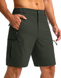 Pudolla Men's Hiking Cargo Shorts 9ft Lightweight Outdoor (Style DCY9)