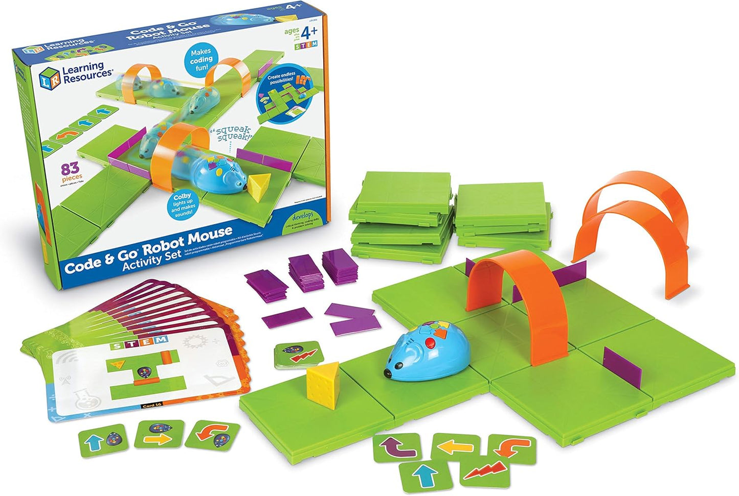 Code & Go Robot Mouse Set - Interactive Early Coding Toy