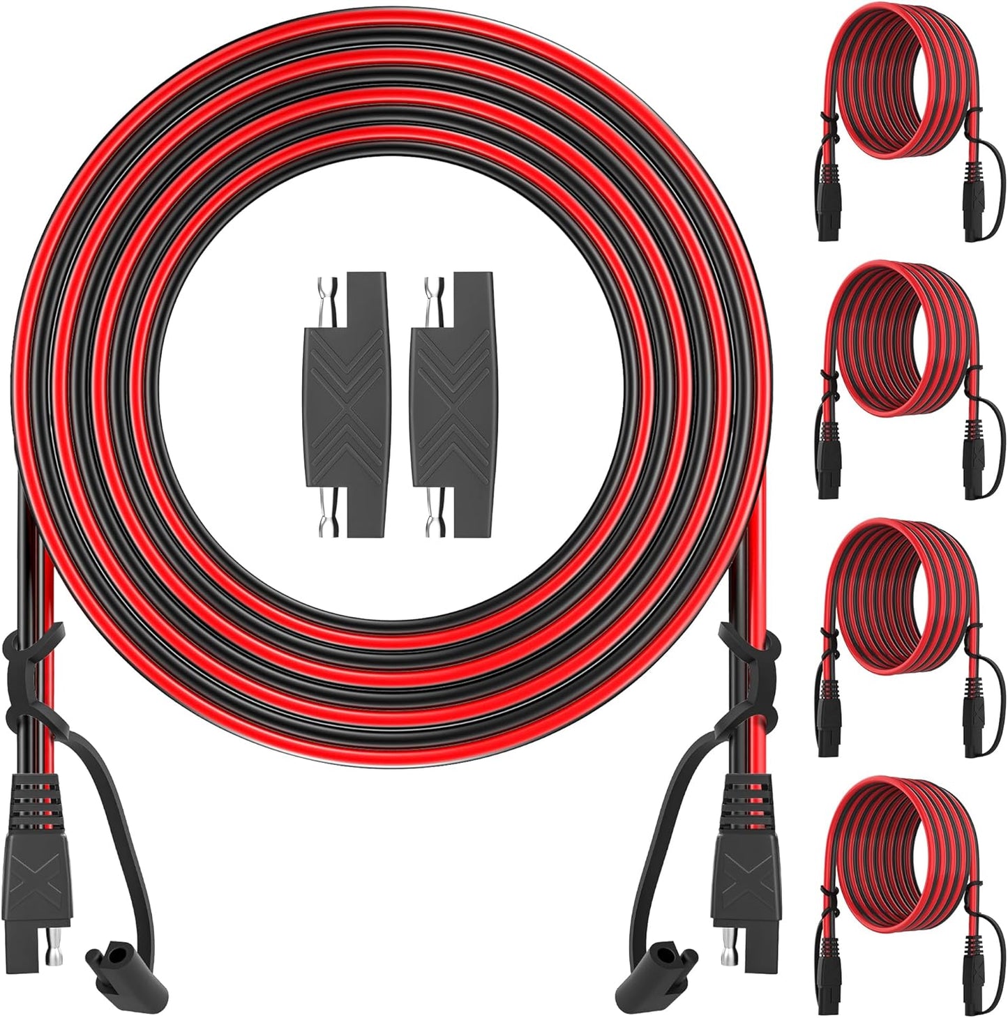 OYMSAE 12Feet SAE to SAE Extension Cable for Solar Panels