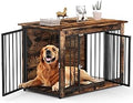 Dog Crate Furniture Indoor Dog Kennel Side End Table 38.6 in - Heavy
