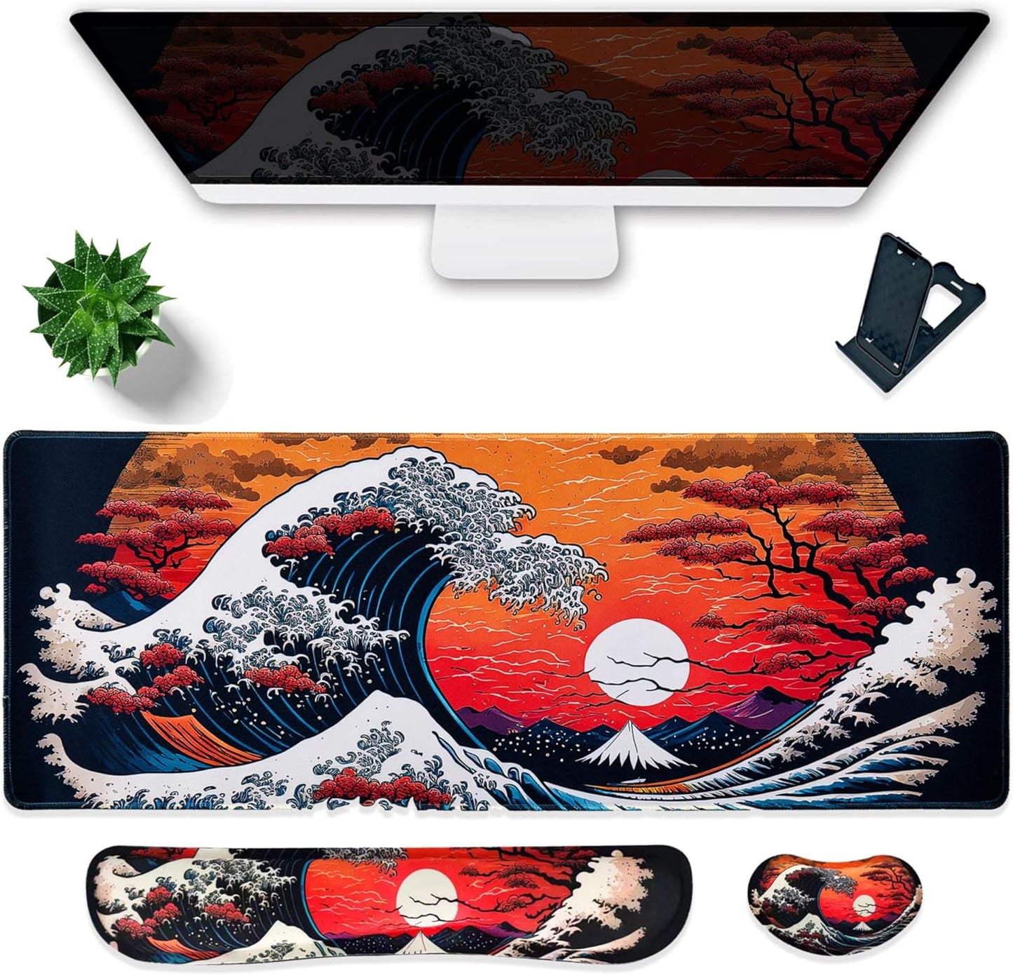 Hopipad: Ergonomic Gaming Desk Mat Set