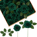 Artificial Foam Roses 100 pcs - Flexible DIY Faux Rose Bundle