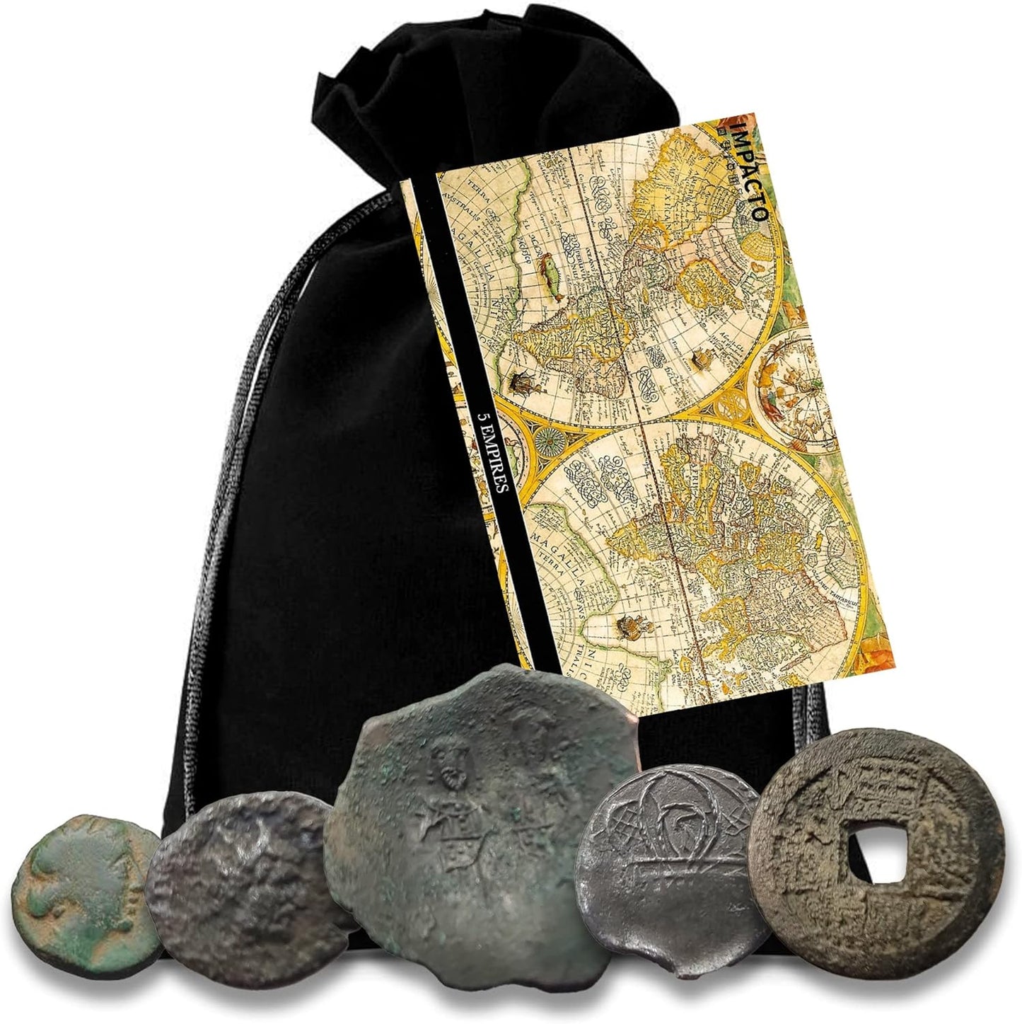 IMPACTO COLECCIONABLES 5 Ancient Empire Coins in Bag