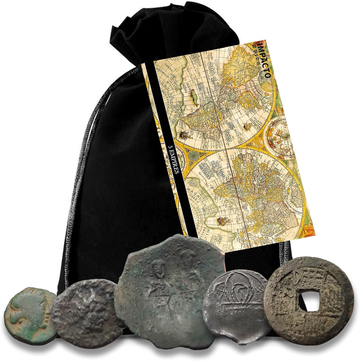 IMPACTO COLECCIONABLES 5 Ancient Empire Coins in Bag