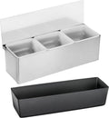 Multi-Compartment Condiment Dispenser - Durable Stainless Service