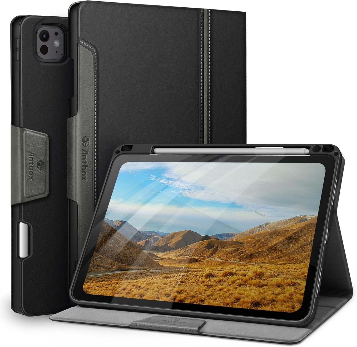 Antbox iPad Pro 11 Inch Case with Pencil Holder and Auto Sleep