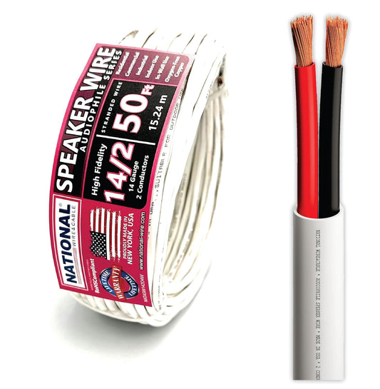 14/2 Audiophile Speaker Wire for Superior Sound Clarity