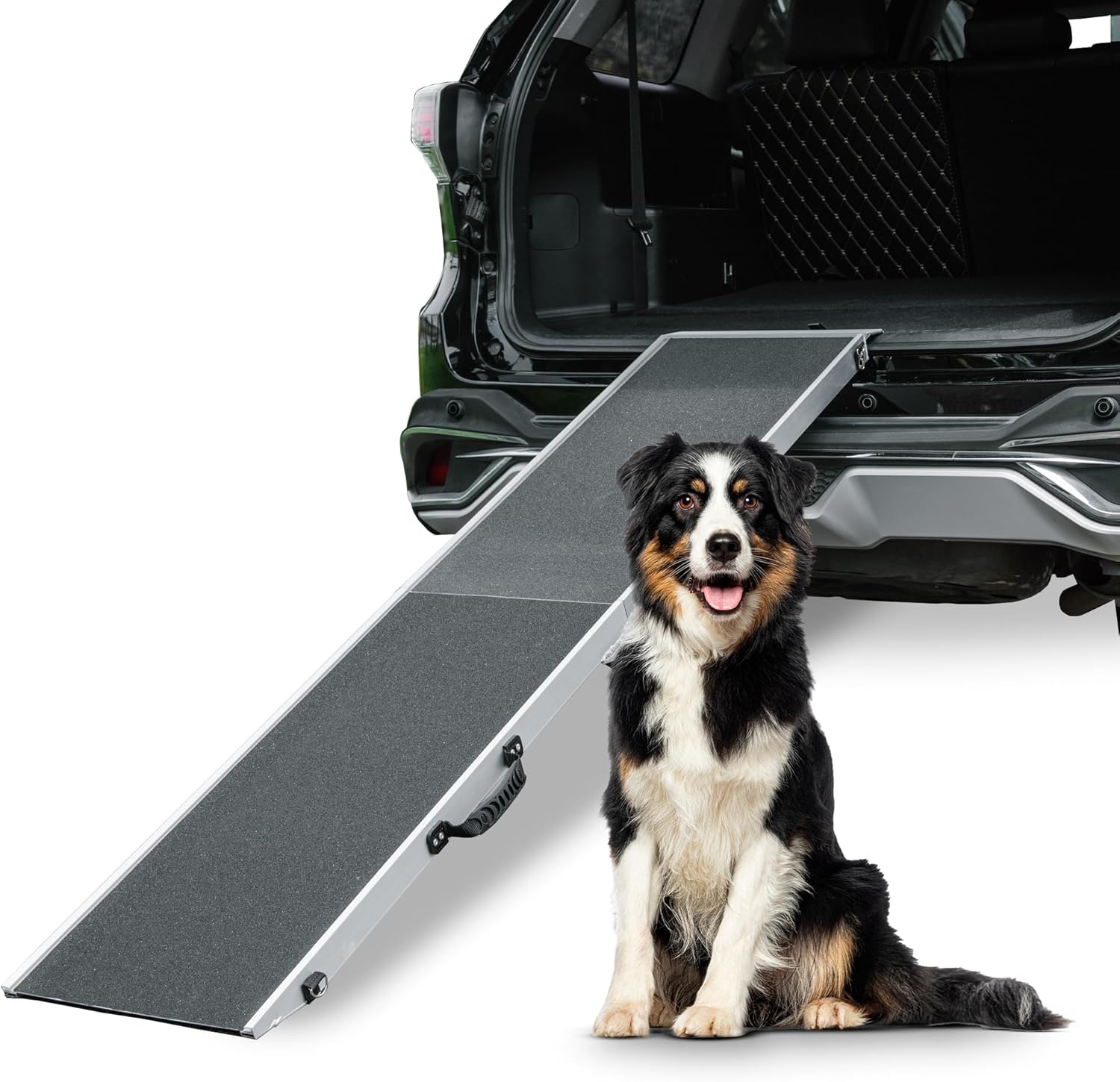 Portable Pet Ramp for Large Dogs - 72in Aluminum Dog Ramp