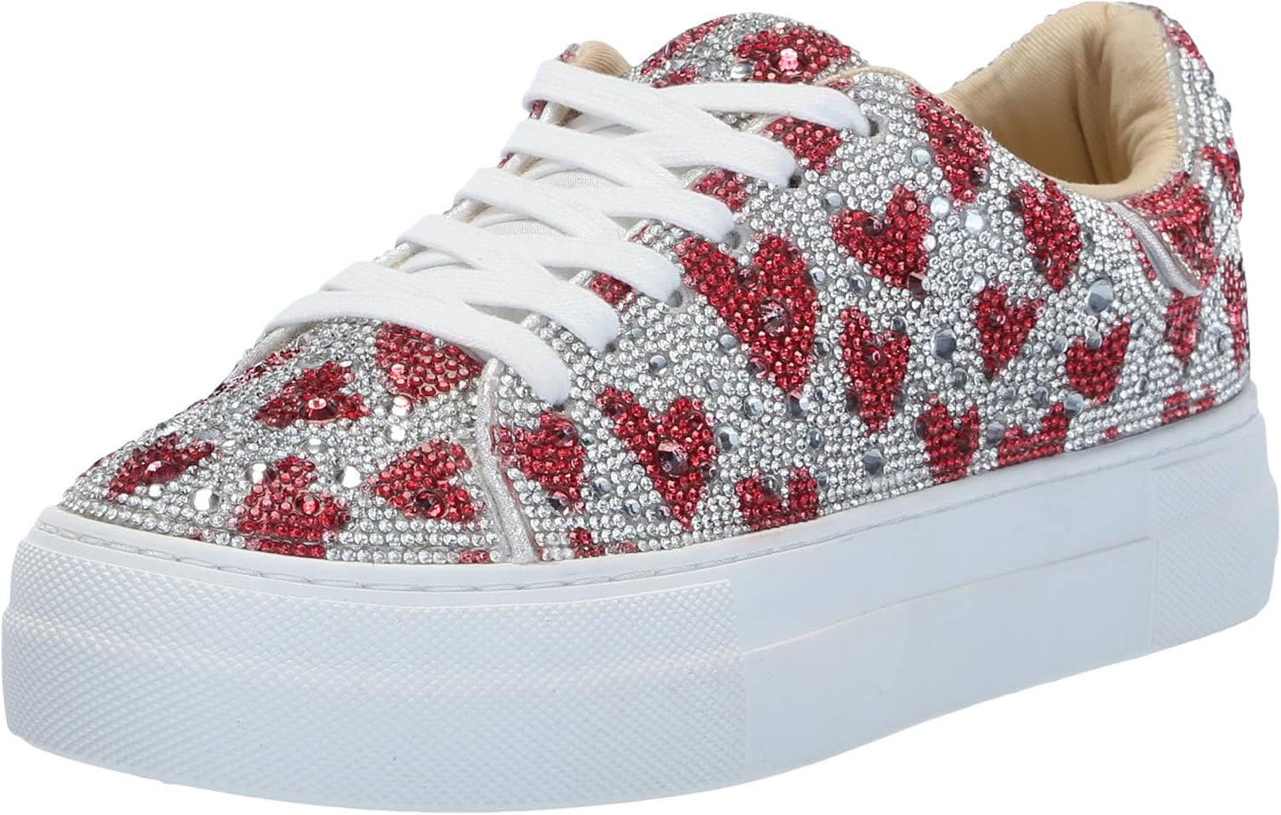 Betsey Johnson Women's Sidny Sneaker with Rhinestone Style