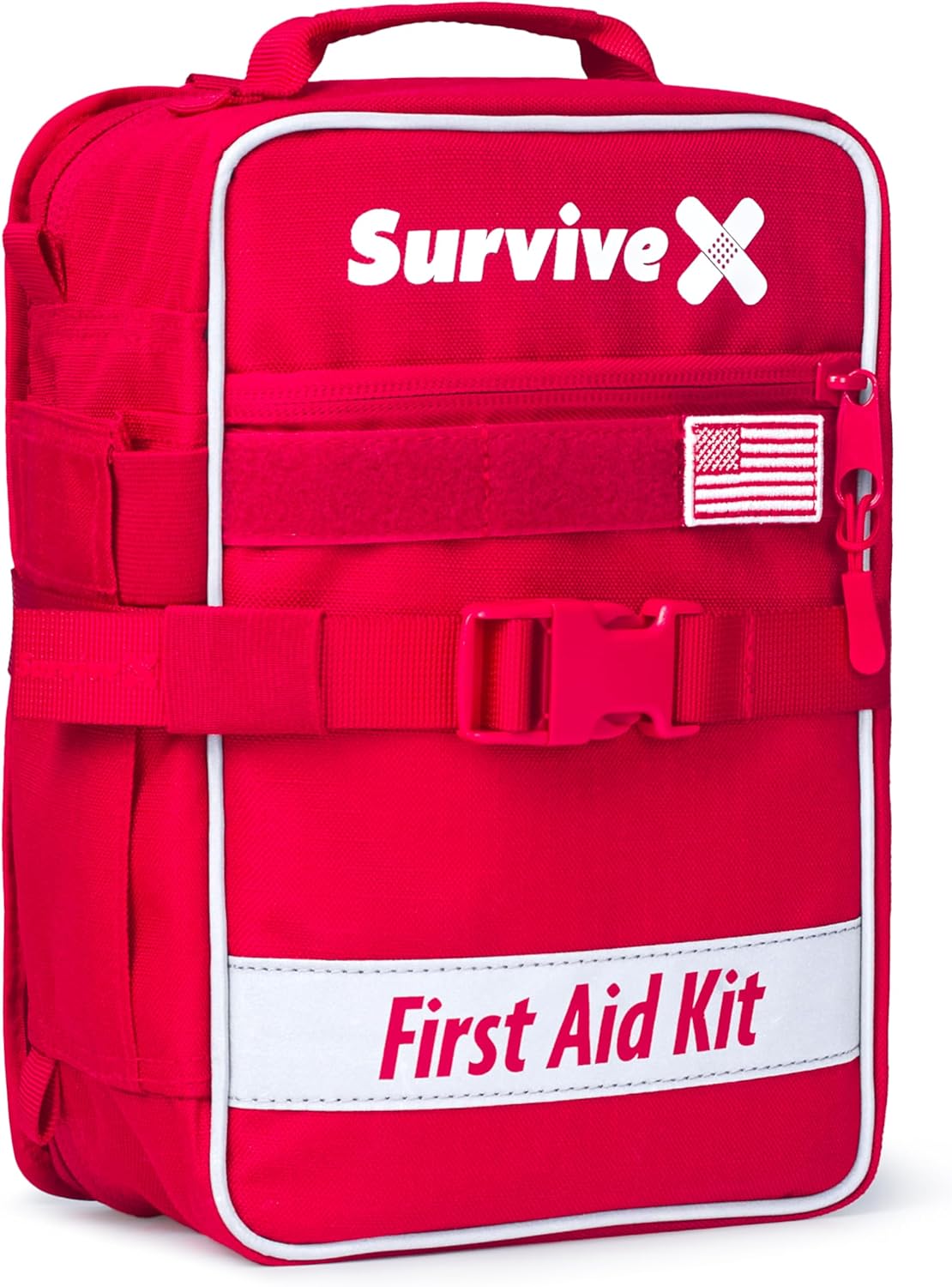 SurviveX First Aid Kit - Zip Stitch Included