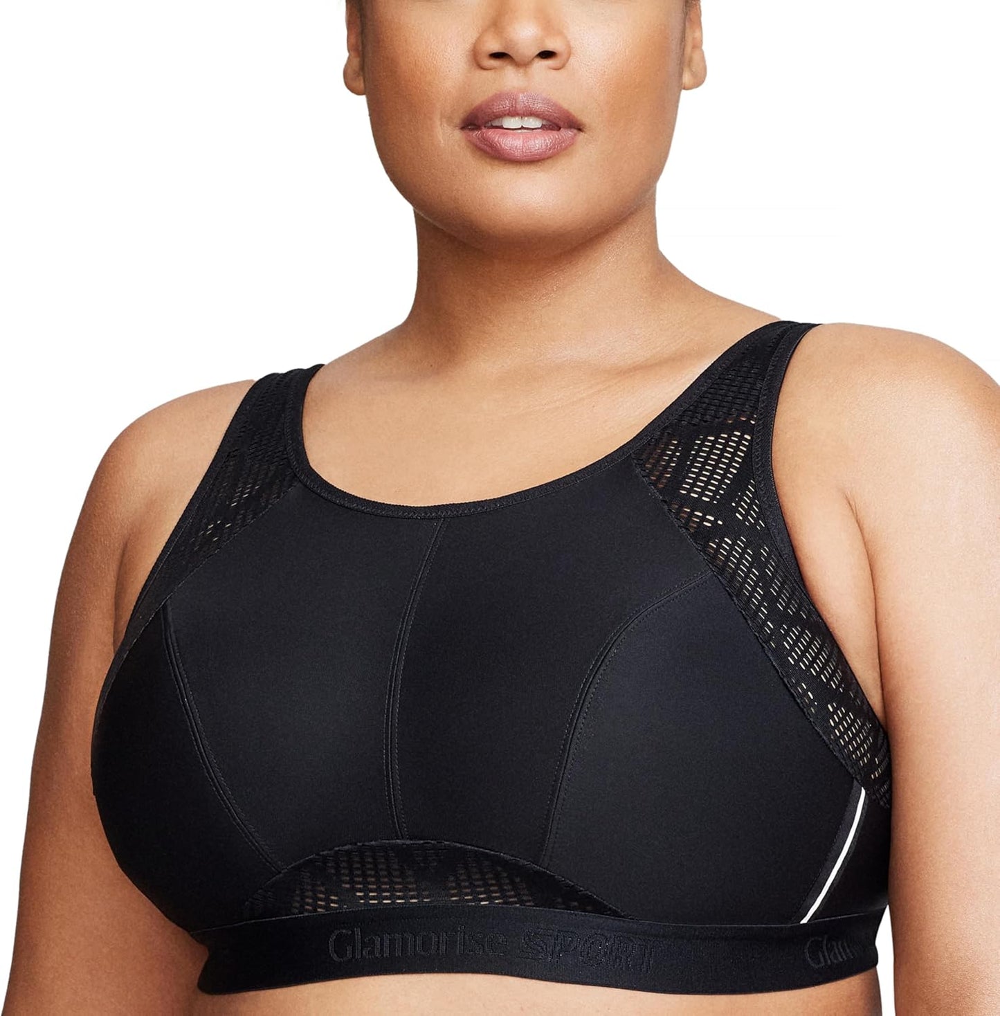 Glamorise Women's Plus Size No-Sweat Mesh Sports Bra Review