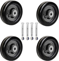SY America 5in x 2in Phenolic Trailer Jack Wheel 4 Pack - Heavy Duty