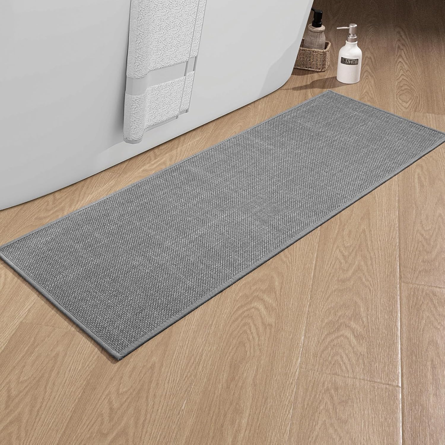 Chakme Ultra Thin Non Slip Bath Mat Runner for Quick Drying
