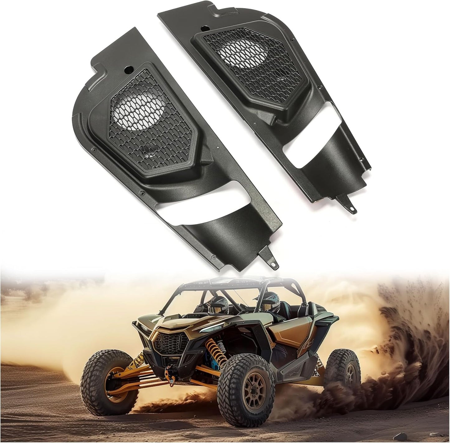 KUAFU 6.5 in Door Speaker Pods for Can Am Maverick X3 Models