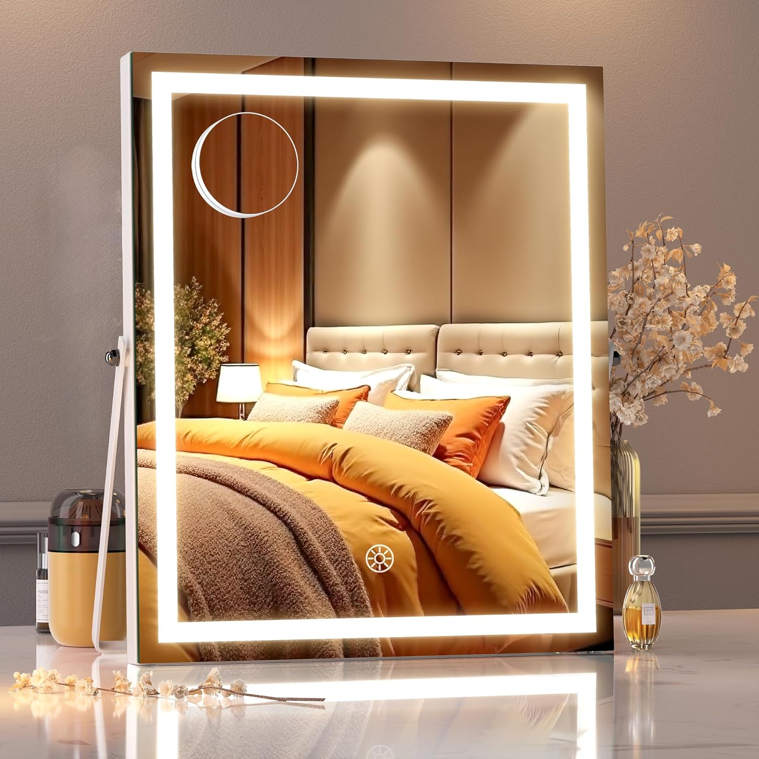 MINISO Vanity Mirror with Lights for Perfect Makeup Application