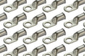 TEMCO Tinned Copper 2/0 AWG Battery Cable Ends 25 Pack - Marine Grade