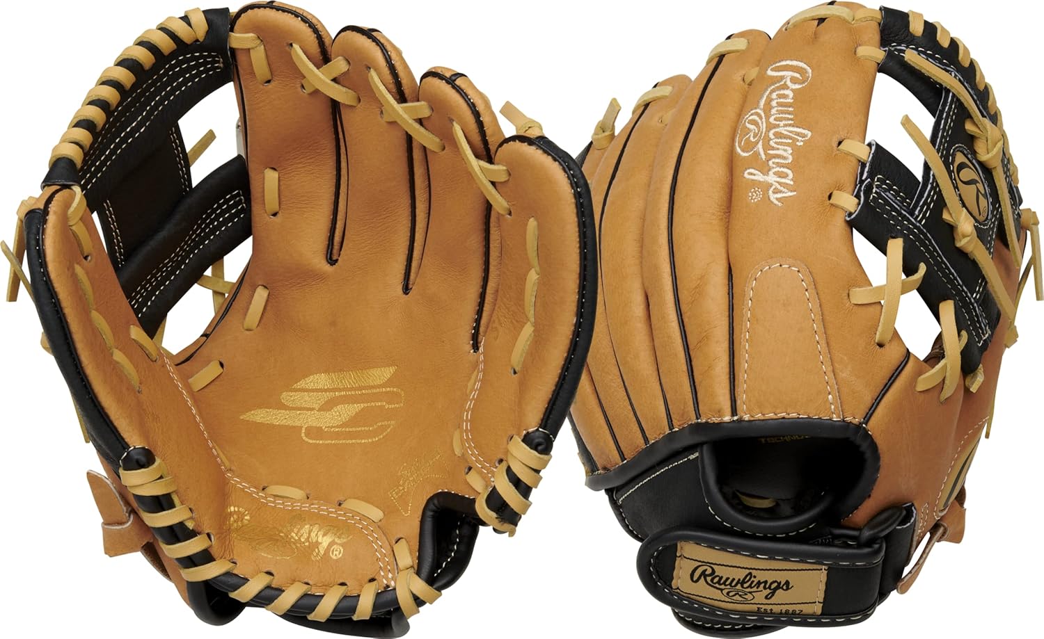 Rawlings Sure Catch T-Ball Youth Baseball Glove for Beginners