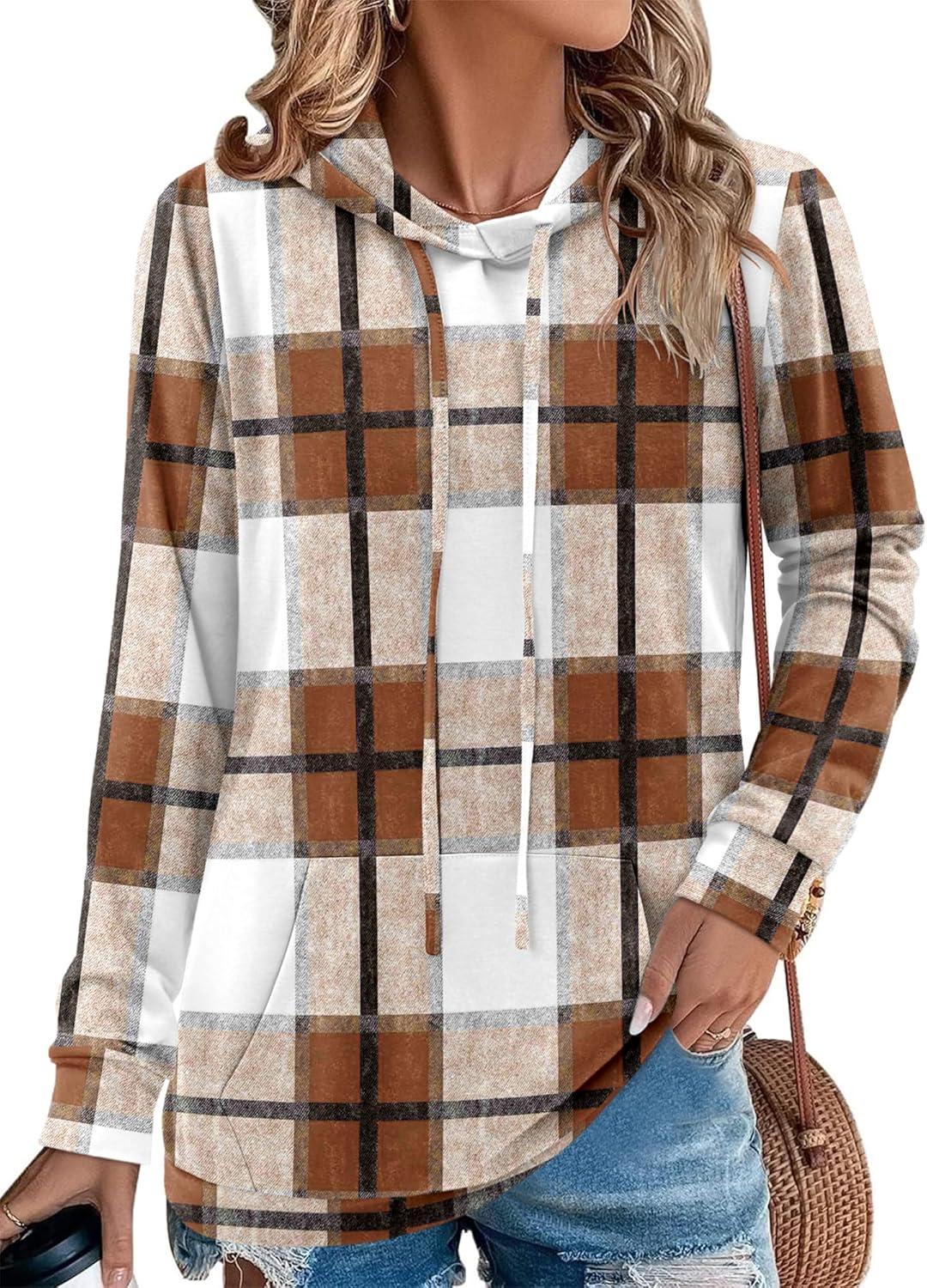 Angerella Camo Leopard Print Hoodies for Women - Stylish Comfort