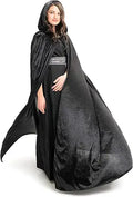 Full Length Velvet Hooded Cloak Cape for Adults - Durable Cosplay