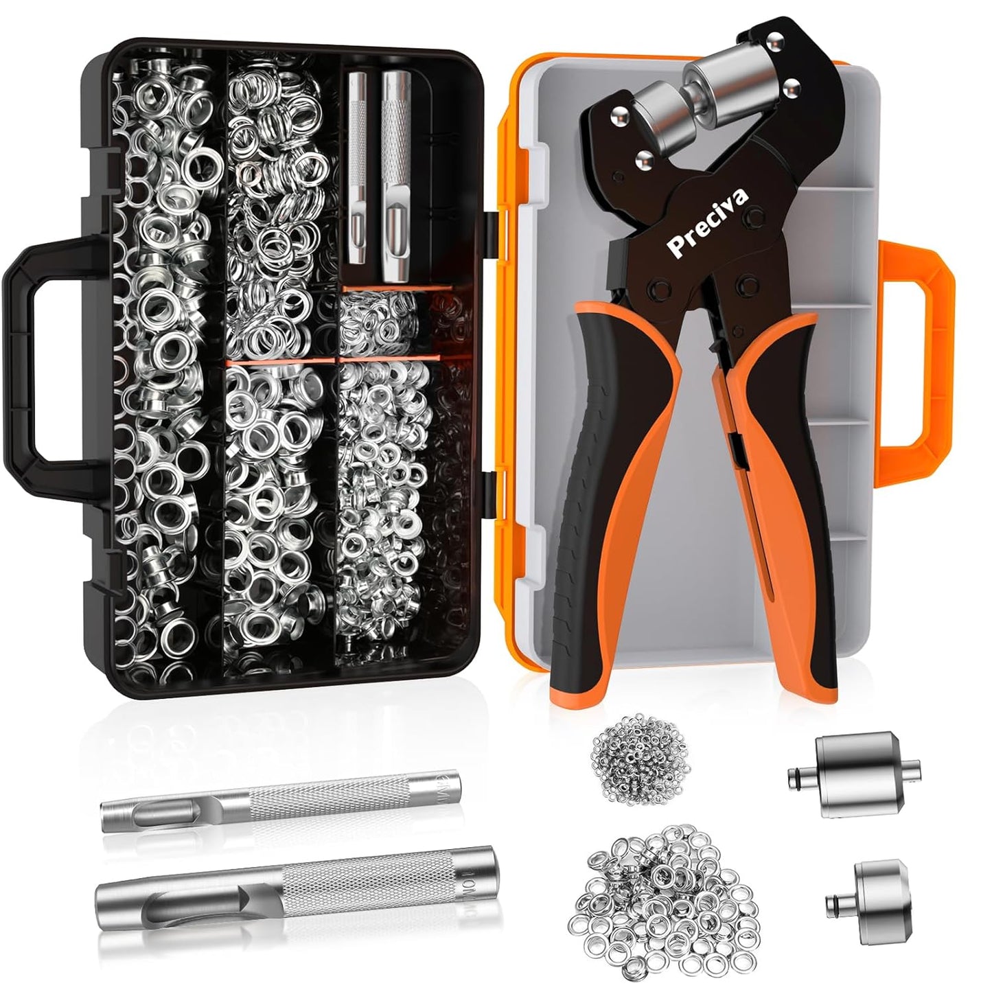 Preciva Heavy Duty Grommet Kit for DIY Projects and Crafts