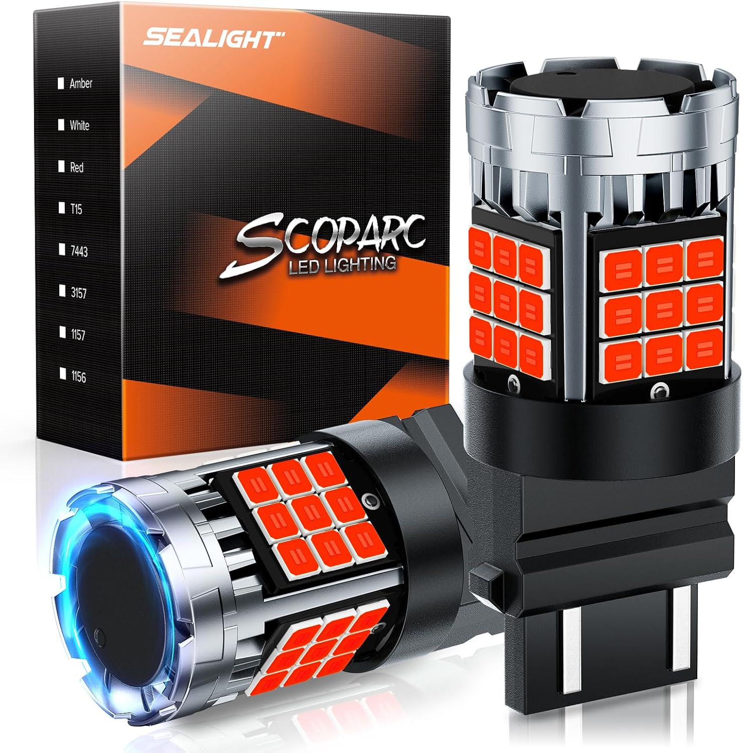 SEALIGHT 3156 3157 LED Brake Light Bulbs for Enhanced Safety