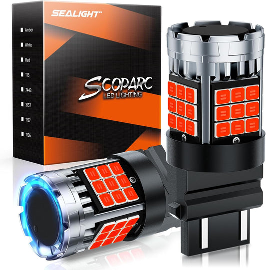 SEALIGHT 3156 3157 LED Brake Light Bulbs for Enhanced Safety