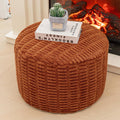 Pouf Ottoman Round Foot Rest Pouf - Comfortable 20x14 in