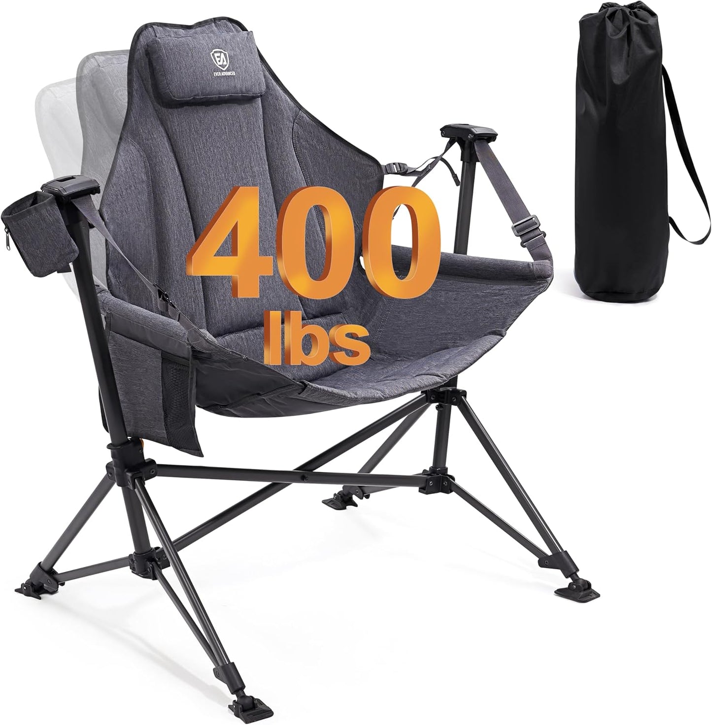 EVER ADVANCED Oversized Padded Hammock Chair - 400lbs Capacity