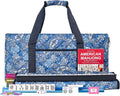 ZGME American Mahjong Set 166 Premium White Tiles - Complete Tote Set