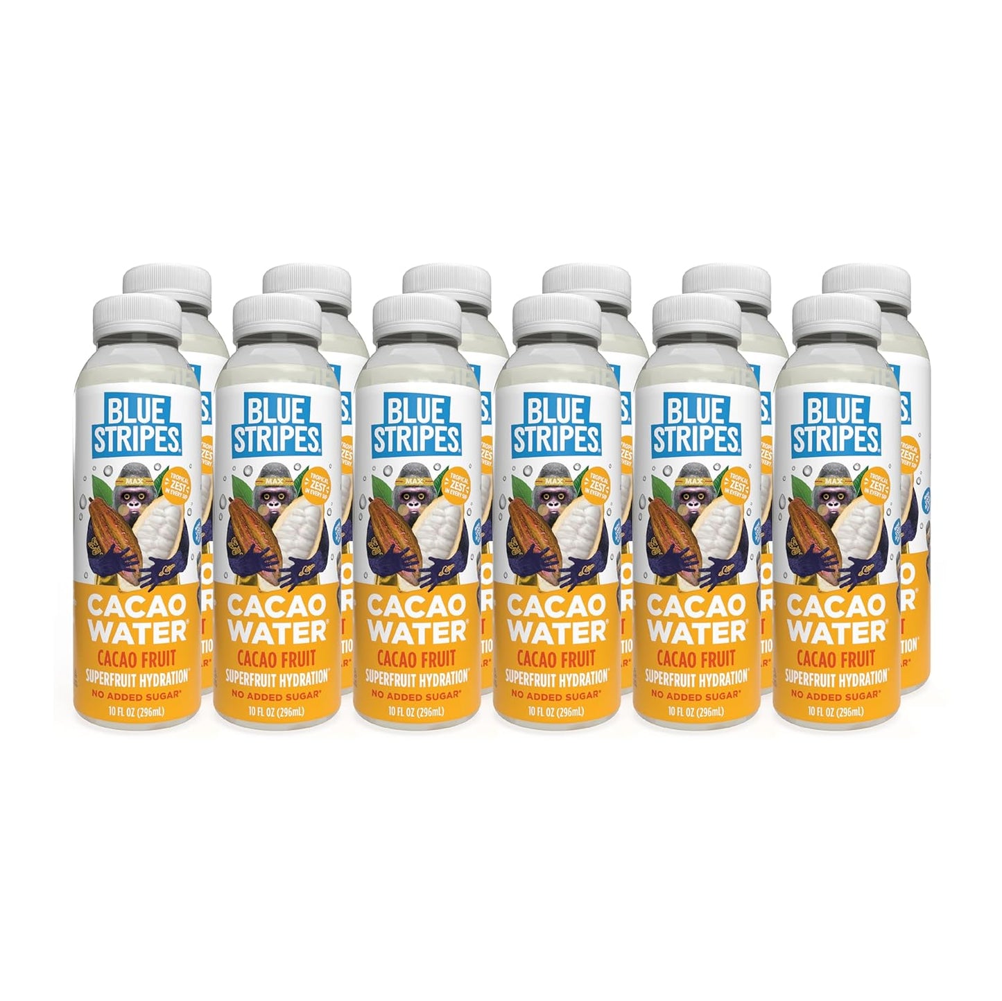 Blue Stripes Cacao Water - Refreshing Hydration with Antioxidants