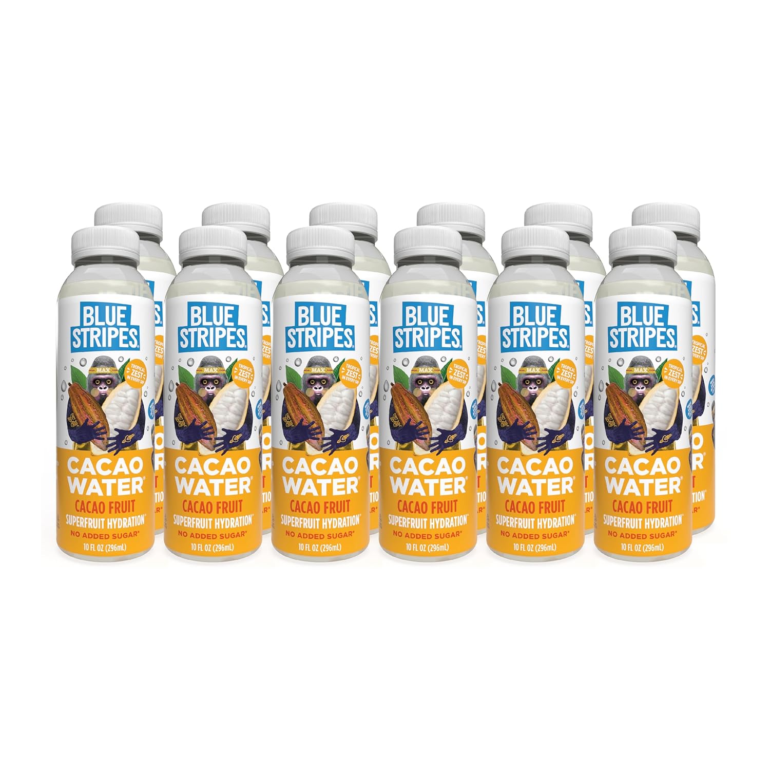 Blue Stripes Cacao Water - Refreshing Hydration with Antioxidants
