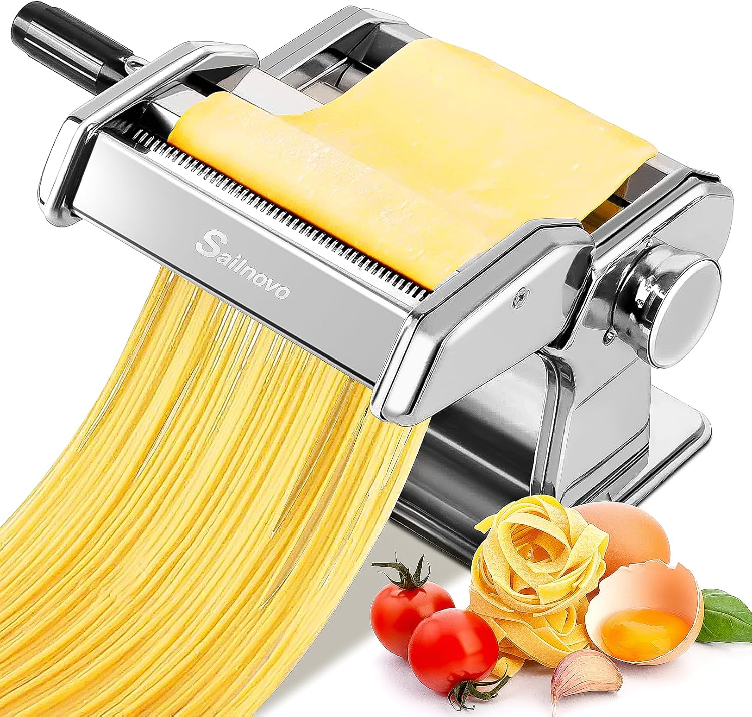 Sailnovo Pasta Maker Machine for Fresh Homemade Pasta Delight