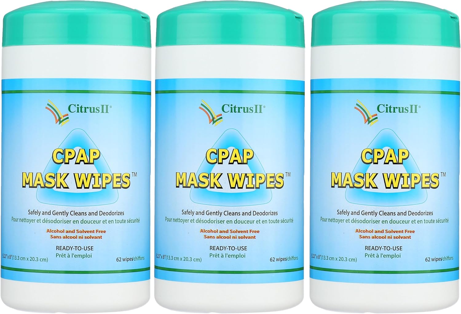Citrus II CPAP Cleaning Wipes for Effective Mask Sanitization