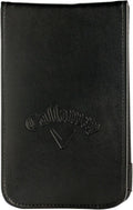 Callaway Black Leather Golf Scorecard Holder - Stylish & Functional!