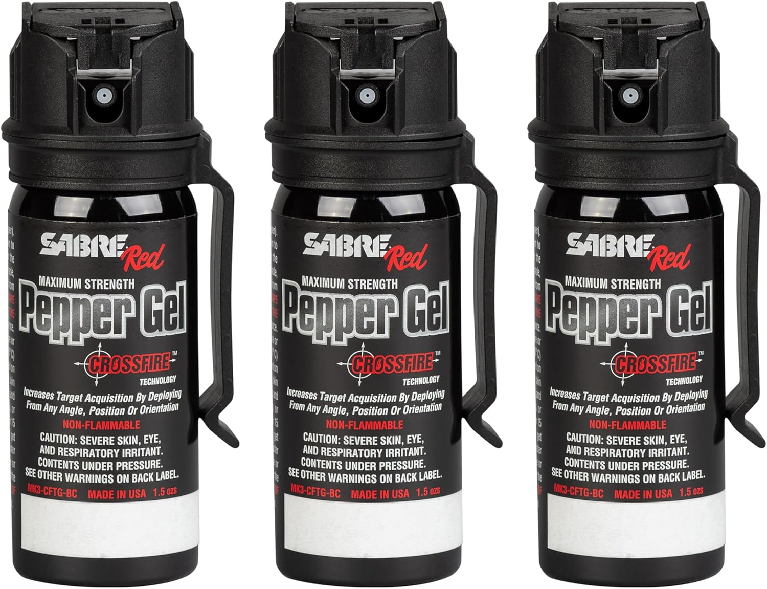 SABRE Crossfire Pepper Gel for Maximum Safety and Protection