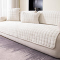 Washable Anti-Slip Velvet Sofa Cover for 3 Cushion Seating