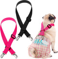 Nuanchu Dog Diaper Suspenders 2-Pack for Female and Male Dogs - Secure