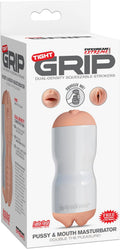 Tight Grip Pussy and Mouth Masturbator - Comfortable, Realistic Feel